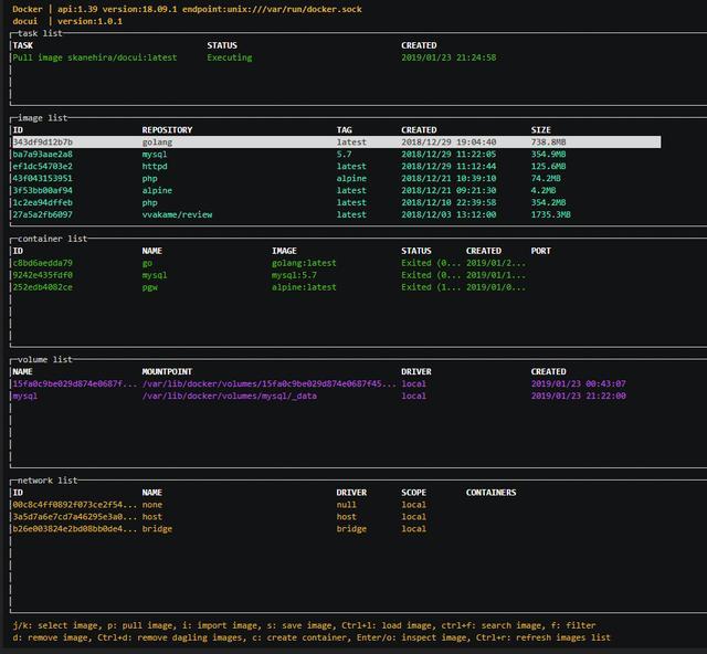 Docker客户端管理工具docui怎么用