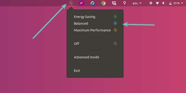 在Ubuntu中如何使用Slimbook Battery Optimizer切换电源模式