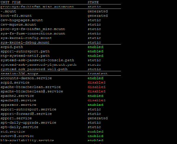 Linux中怎么查看系统服务