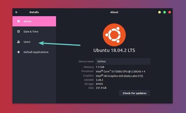 Ubuntu中怎么修改用户密码