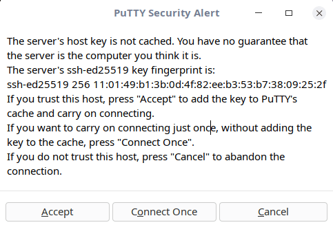 在Linux中如何安装并使用PuTTY