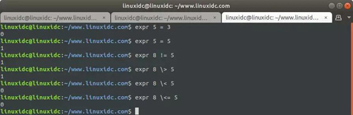 在Linux终端中进行算术运算的5种方法分别是什么