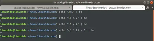 在Linux终端中进行算术运算的5种方法分别是什么