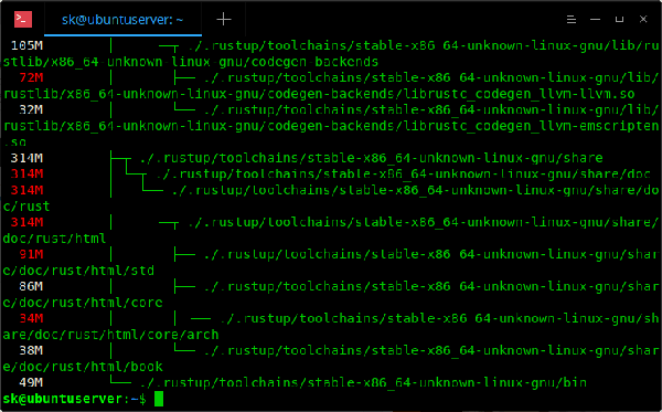 linux如何替代du命令
