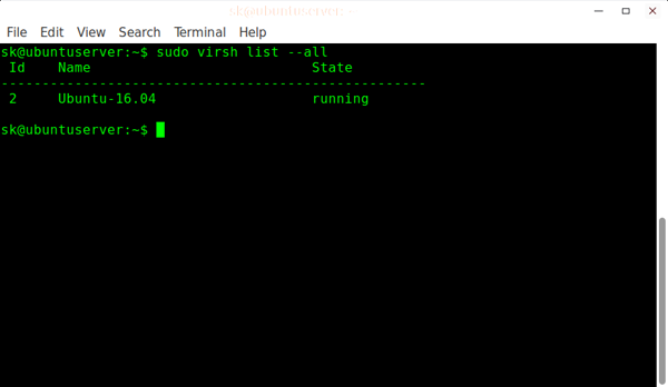 在Ubuntu 18.04 LTS上如何使用 KVM 配置無(wú)頭虛擬化服務(wù)器