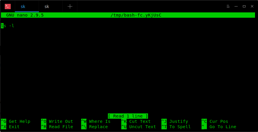 给Linux 初学者的fc示例分享