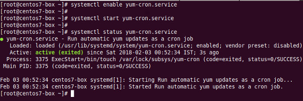 怎樣使用yum-cron自動更新RHEL/CentOS Linux