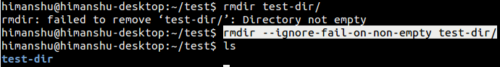 Linux中的rmdir命令怎么用