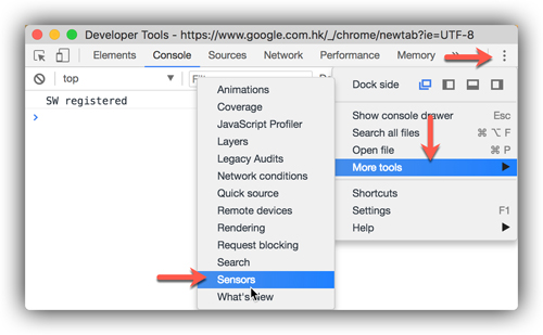 怎么在Google Chrome中手动设置位置信息