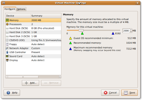 如何在不重启的情况下为Vmware Linux客户机添加新硬盘