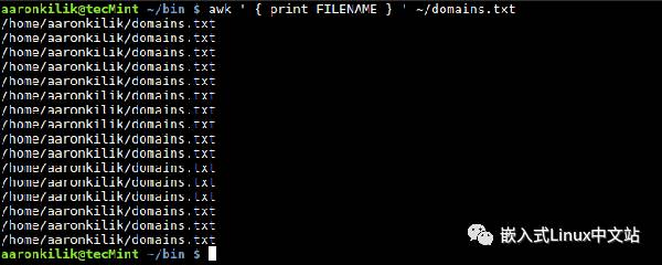 Linux下awk內(nèi)置變量怎么用