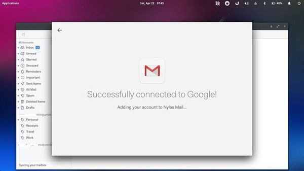 linux中如何使用Nylas Mail