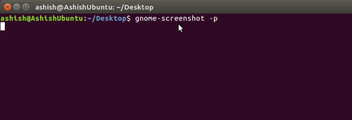 linux中如何使用gnome-screenshot獲取屏幕快照