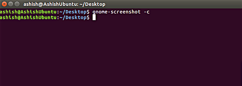 linux中如何使用gnome-screenshot獲取屏幕快照