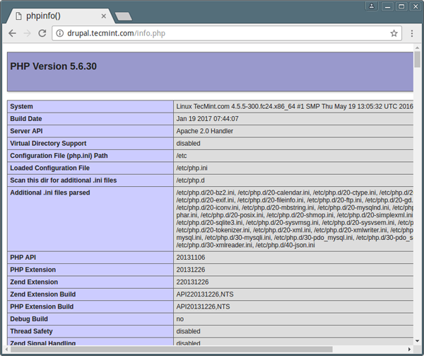 怎么在RHEL、CentOS及Fedora上安装Drupal 8