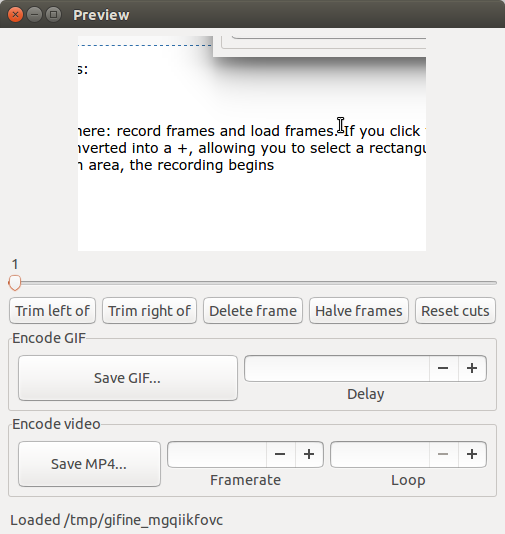 怎么在Linux桌面上使用Gifine录制GIF动画
