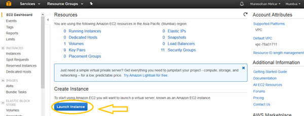 怎么在Amazon AWS上设置一台Linux服务器