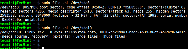 Linux中怎么判斷文件系統(tǒng)類型