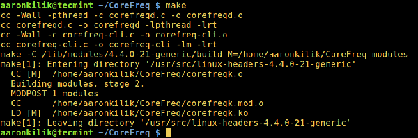 linux中如何使用CoreFreq