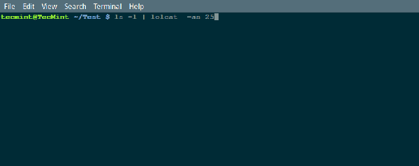 如何慢动作输出Linux命令结果并用彩色显示
