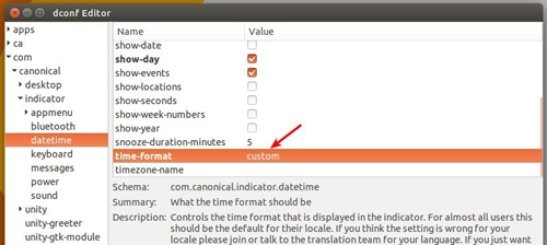 怎么定制Ubuntu面板的時間日期顯示格式