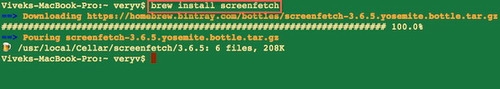 怎么用screenfetch显示Linux标志的基本硬件信息