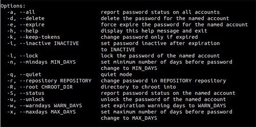 Linux中passwd实用命令有哪些