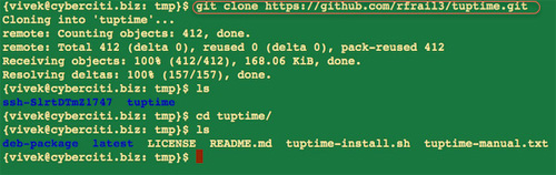怎么用tuptime工具查看Linux服务器系统开机时间的历史和统计