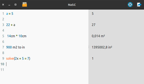 怎么在Ubuntu和Elementary OS上使用NaSC进行简单数学运算