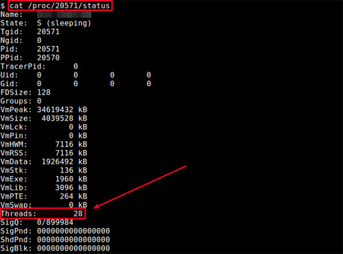 怎么在Linux中統(tǒng)計(jì)一個(gè)進(jìn)程的線程數(shù)