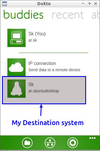 linux中如何使用Dukto