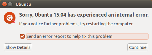 怎么修复ubuntu中检测到系统程序错误的问题