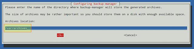 Linux上怎么使用backup-manager进行系统备份