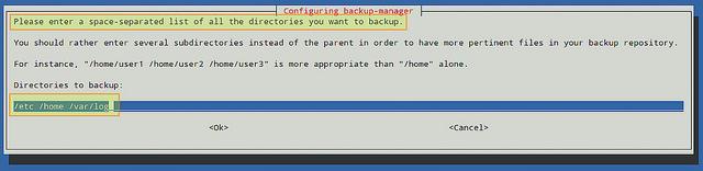 Linux上怎么使用backup-manager进行系统备份