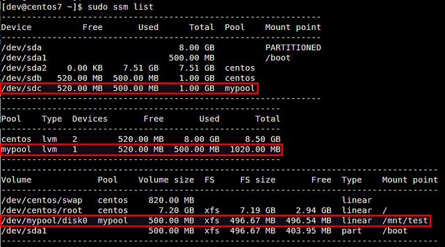 在CentOS/RHEL7上如何借助系统存储管理器管理LVM卷