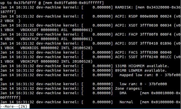 Linux中如何使用more命令