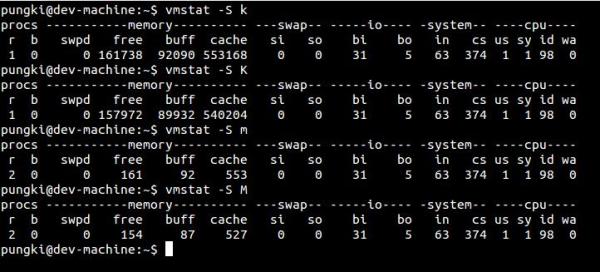 Linux中如何使用vmstat