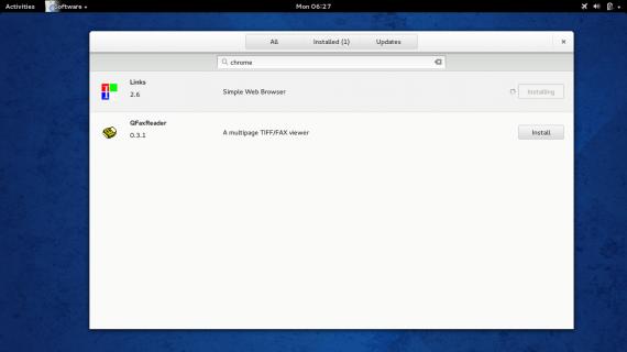 Fedora 20 Gnome 軟件中心的示例分析