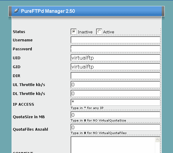 怎么用pureftpd在slackware10.1下架设带web管理的ftp服务器