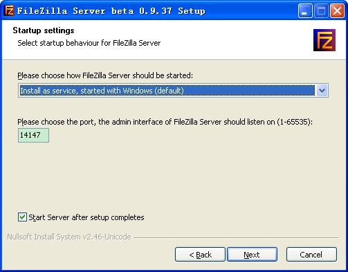 FileZilla Server如何安装