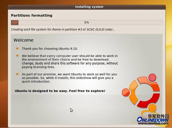 Ubuntu9.10的安装指南