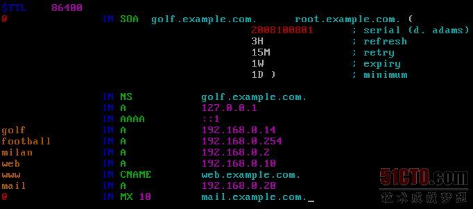 在RHEL 5下通过Bind实现DNS功能的示例分析