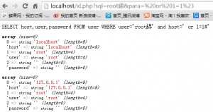 在mysql中宽字节注入的示例分析