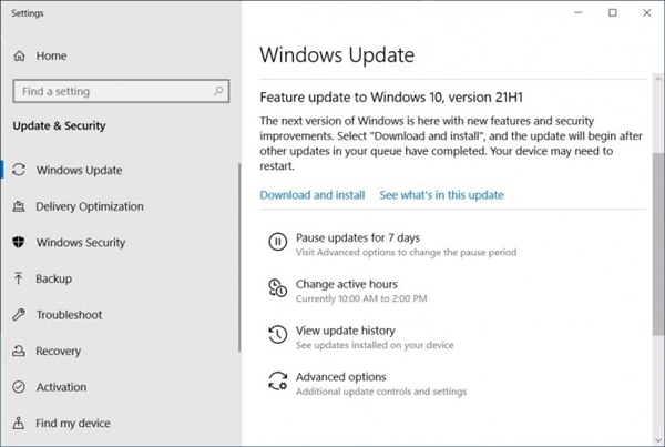 Windows 10 21H1正式版中修复了哪些问题