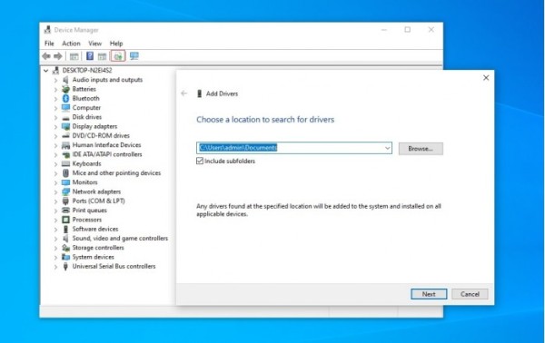 Windows 10设备管理器更便捷地加载新设备驱动的方法