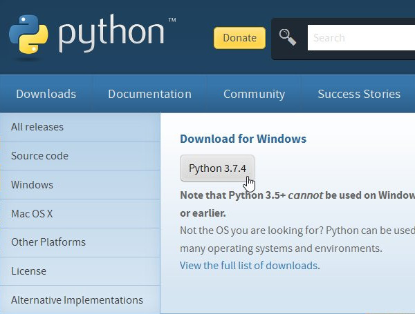 Windows中怎么安装Python