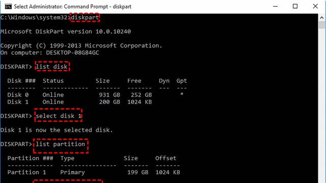 在Windows 10中如何使用Diskpart命令管理磁盘