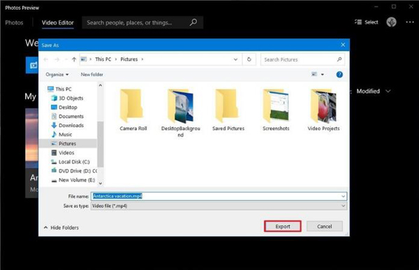 在Windows 10上如何使用Photos应用视频编辑器