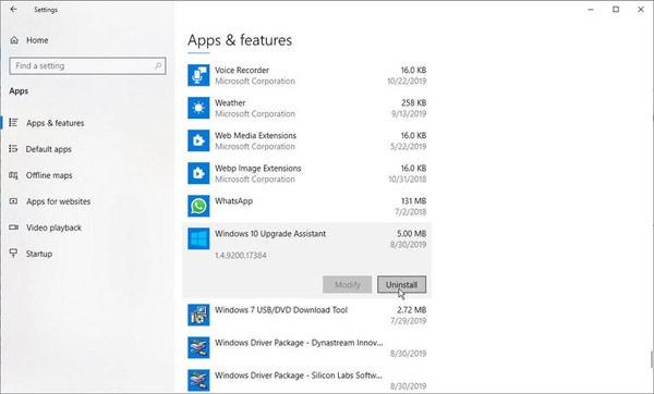 Windows 10主要更新后怎么释放磁盘空间