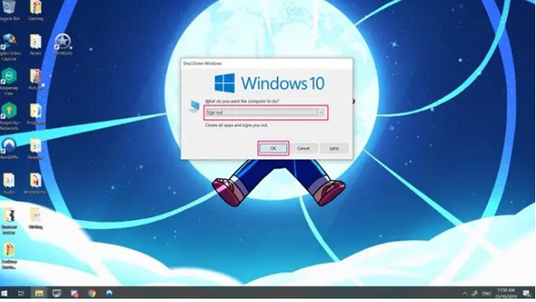 退出Windows 10帐户的不同方式是什么
